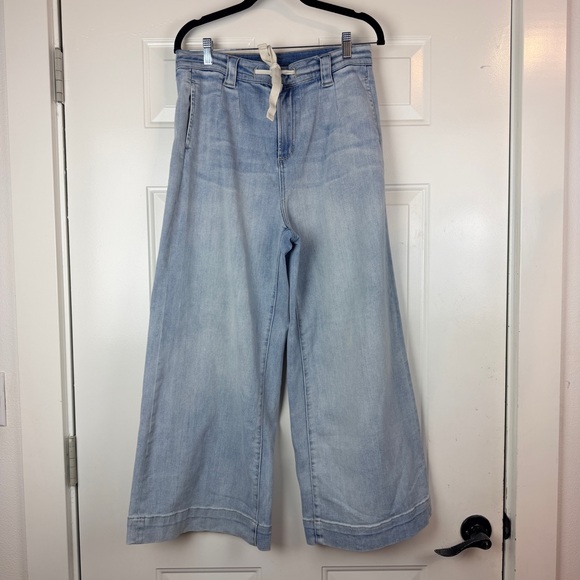 Miou Muse Denim - Miou Muse wide leg jeans tie waist sz medium